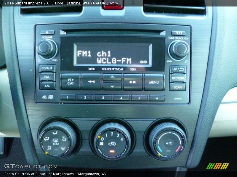 Jasmine Green Metallic / Ivory 2014 Subaru Impreza 2.0i 5 Door