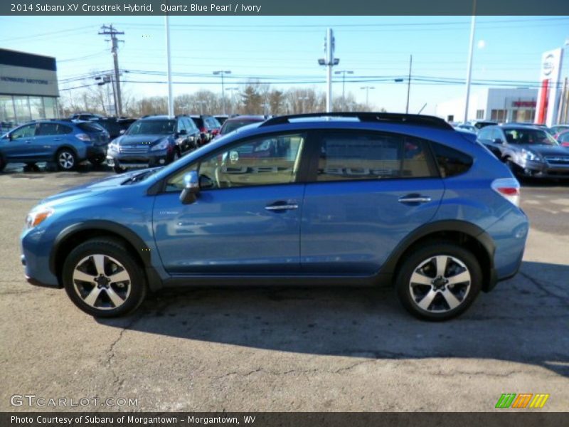 Quartz Blue Pearl / Ivory 2014 Subaru XV Crosstrek Hybrid