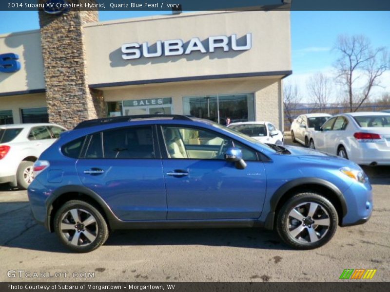 Quartz Blue Pearl / Ivory 2014 Subaru XV Crosstrek Hybrid