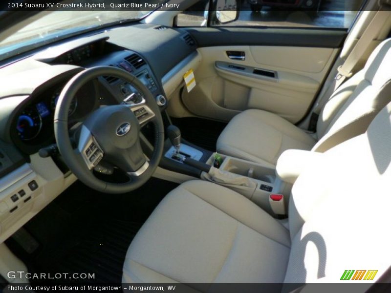 Quartz Blue Pearl / Ivory 2014 Subaru XV Crosstrek Hybrid