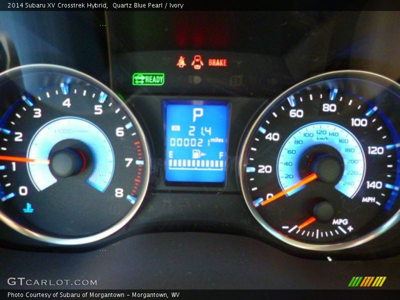 Quartz Blue Pearl / Ivory 2014 Subaru XV Crosstrek Hybrid