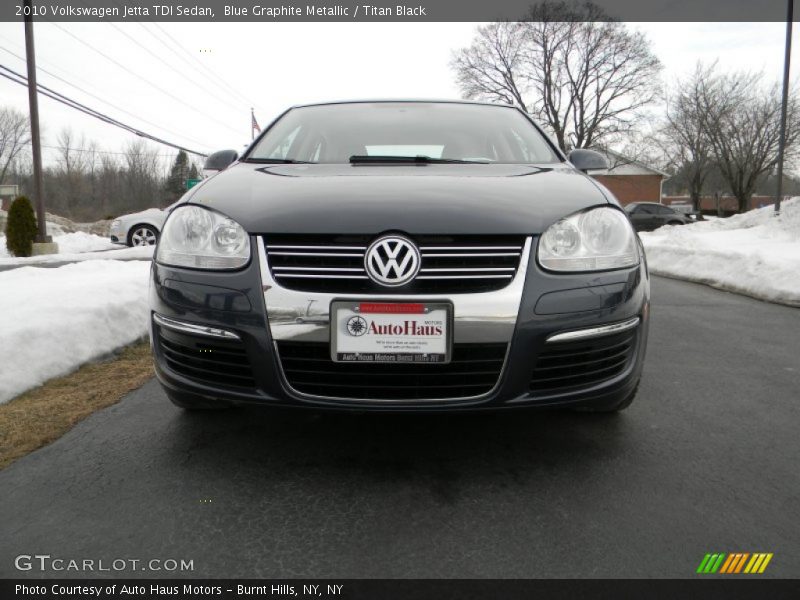 Blue Graphite Metallic / Titan Black 2010 Volkswagen Jetta TDI Sedan