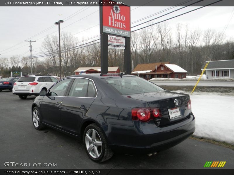Blue Graphite Metallic / Titan Black 2010 Volkswagen Jetta TDI Sedan