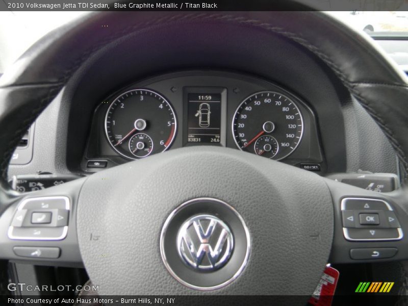 Blue Graphite Metallic / Titan Black 2010 Volkswagen Jetta TDI Sedan