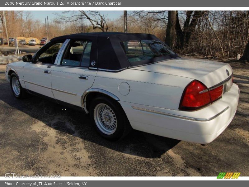 Vibrant White / Dark Charcoal 2000 Mercury Grand Marquis LS