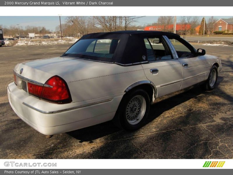 Vibrant White / Dark Charcoal 2000 Mercury Grand Marquis LS