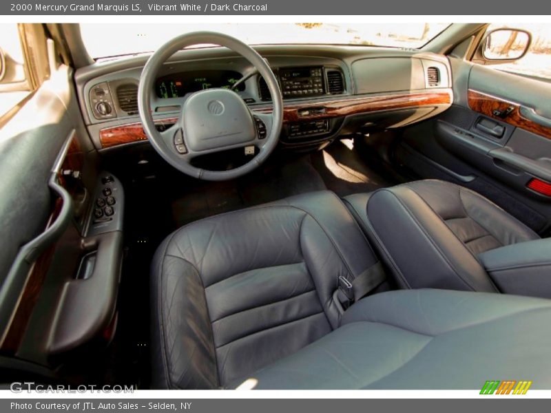 Vibrant White / Dark Charcoal 2000 Mercury Grand Marquis LS