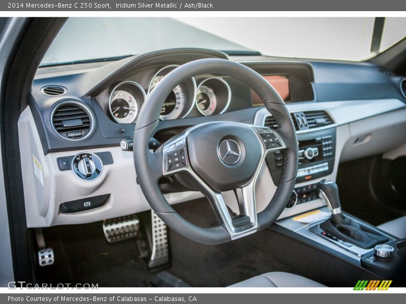 Iridium Silver Metallic / Ash/Black 2014 Mercedes-Benz C 250 Sport