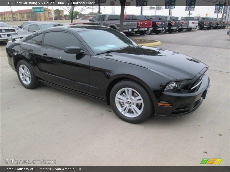 Black / Charcoal Black 2014 Ford Mustang V6 Coupe