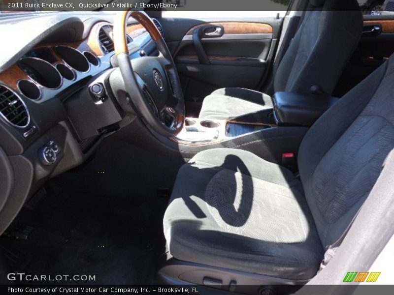Quicksilver Metallic / Ebony/Ebony 2011 Buick Enclave CX