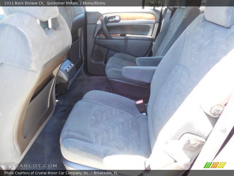 Quicksilver Metallic / Ebony/Ebony 2011 Buick Enclave CX