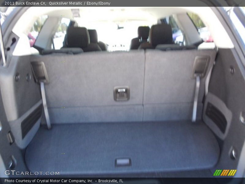 Quicksilver Metallic / Ebony/Ebony 2011 Buick Enclave CX