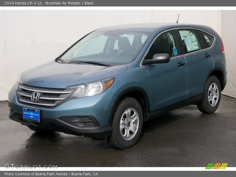 Mountain Air Metallic / Black 2014 Honda CR-V LX