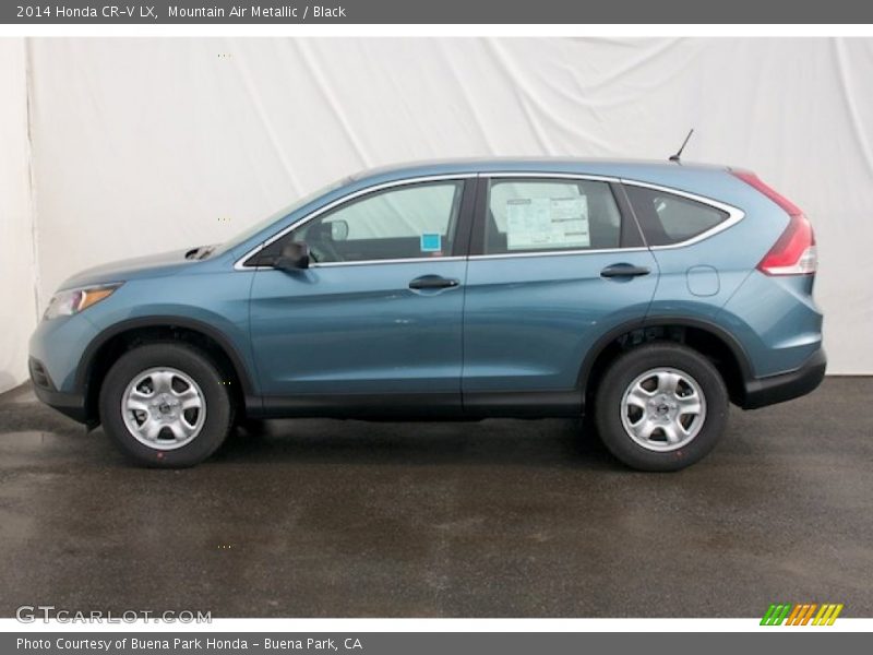 Mountain Air Metallic / Black 2014 Honda CR-V LX