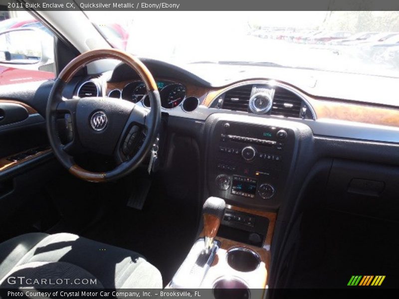 Quicksilver Metallic / Ebony/Ebony 2011 Buick Enclave CX