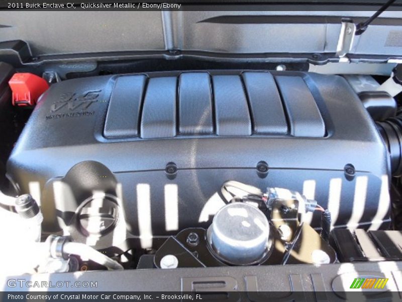 Quicksilver Metallic / Ebony/Ebony 2011 Buick Enclave CX