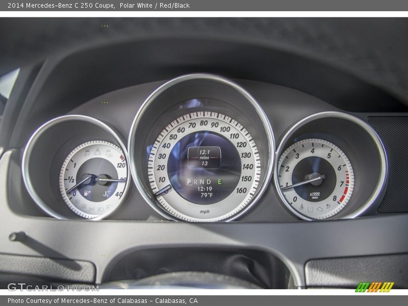Polar White / Red/Black 2014 Mercedes-Benz C 250 Coupe