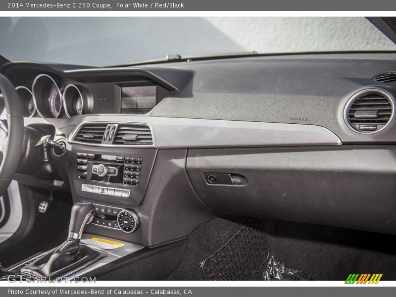 Polar White / Red/Black 2014 Mercedes-Benz C 250 Coupe