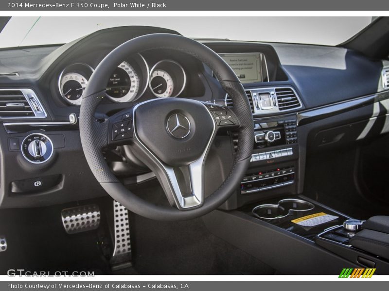 Polar White / Black 2014 Mercedes-Benz E 350 Coupe