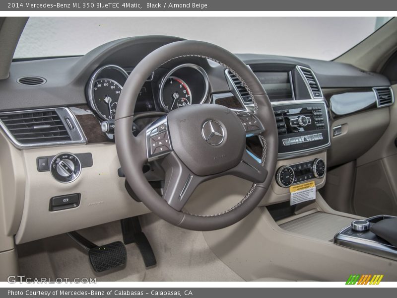 Black / Almond Beige 2014 Mercedes-Benz ML 350 BlueTEC 4Matic