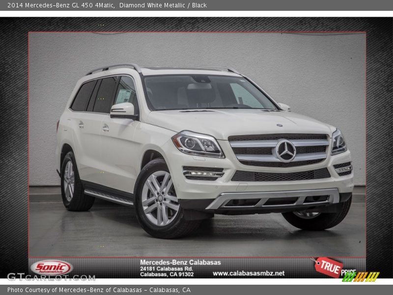 Diamond White Metallic / Black 2014 Mercedes-Benz GL 450 4Matic