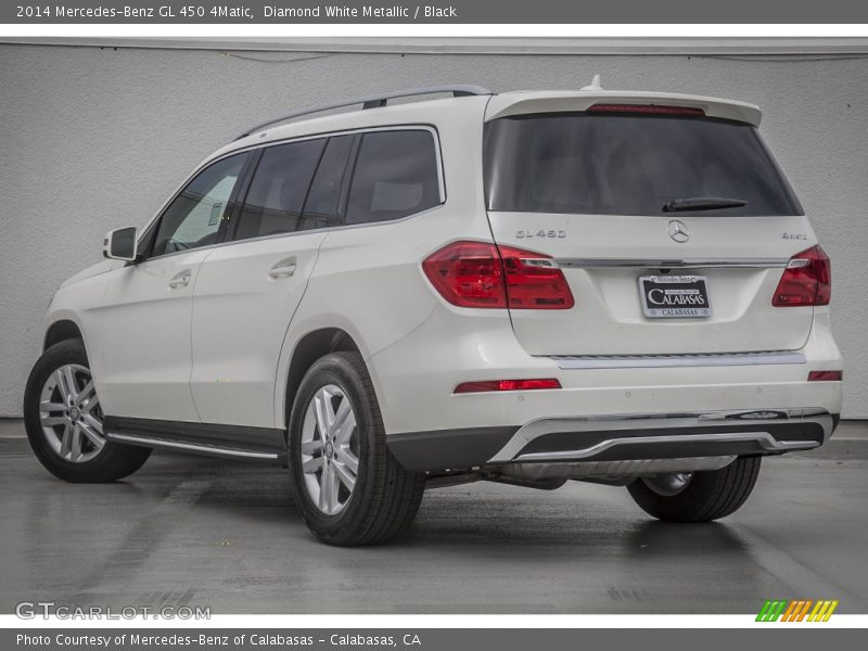 Diamond White Metallic / Black 2014 Mercedes-Benz GL 450 4Matic