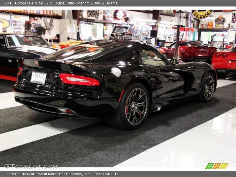 Black Venom / Black/Caramel 2013 Dodge SRT Viper GTS Coupe