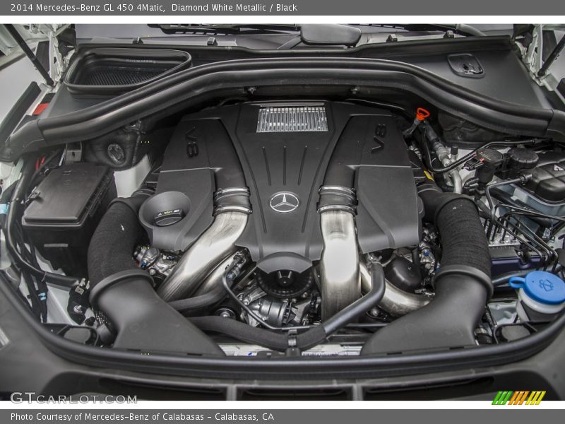 Diamond White Metallic / Black 2014 Mercedes-Benz GL 450 4Matic