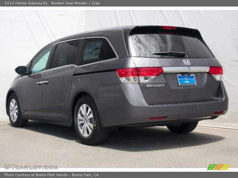 Modern Steel Metallic / Gray 2014 Honda Odyssey EX