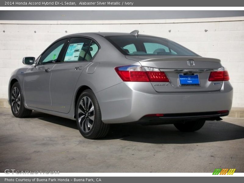 Alabaster Silver Metallic / Ivory 2014 Honda Accord Hybrid EX-L Sedan