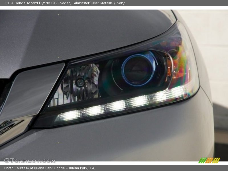 Alabaster Silver Metallic / Ivory 2014 Honda Accord Hybrid EX-L Sedan