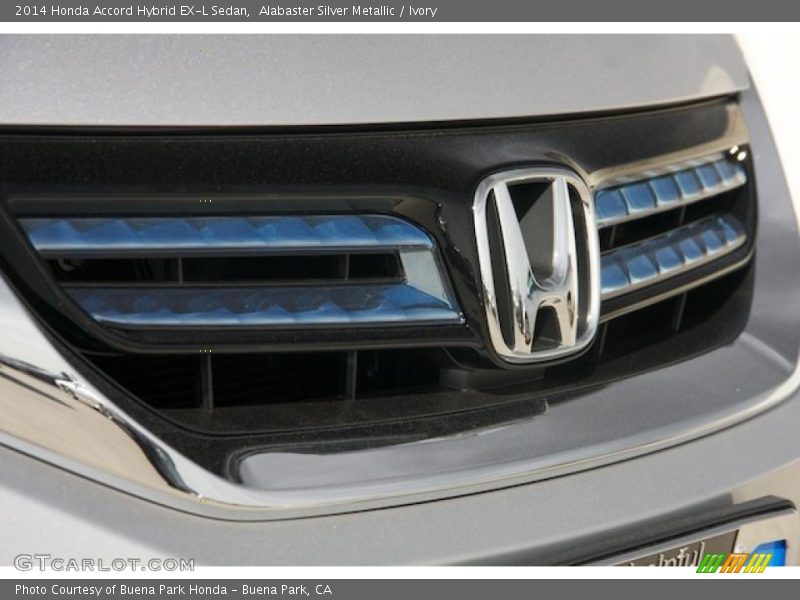 Alabaster Silver Metallic / Ivory 2014 Honda Accord Hybrid EX-L Sedan
