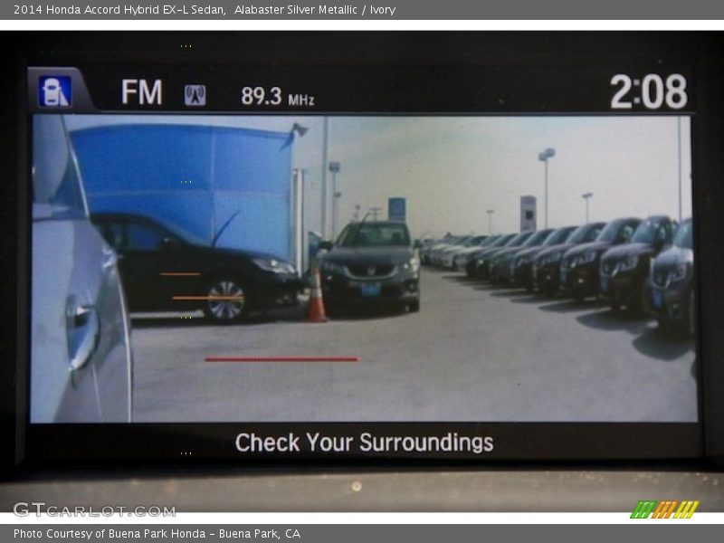 Alabaster Silver Metallic / Ivory 2014 Honda Accord Hybrid EX-L Sedan