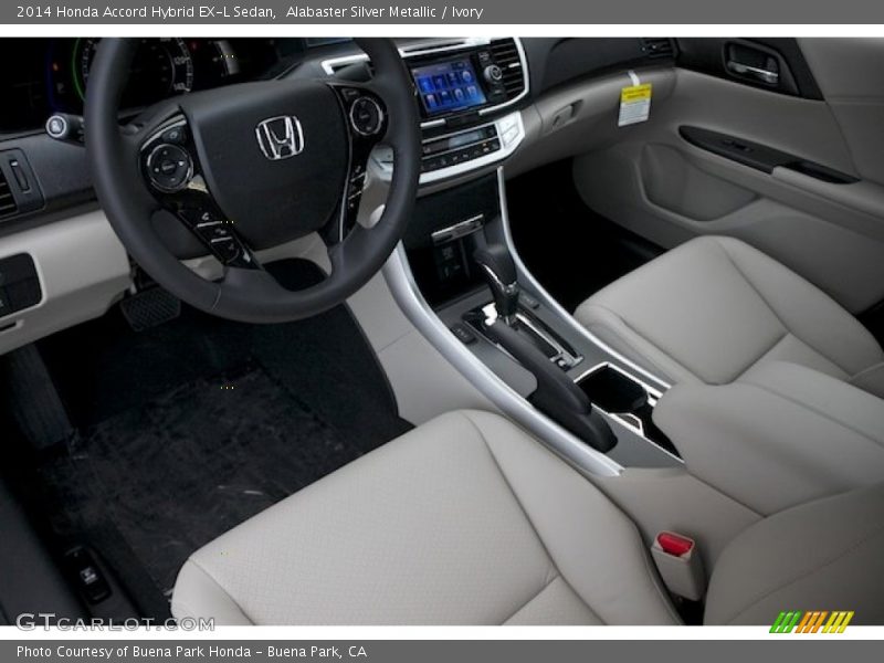 Ivory Interior - 2014 Accord Hybrid EX-L Sedan 