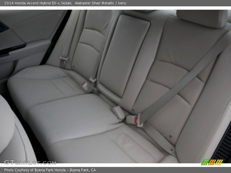 Rear Seat of 2014 Accord Hybrid EX-L Sedan