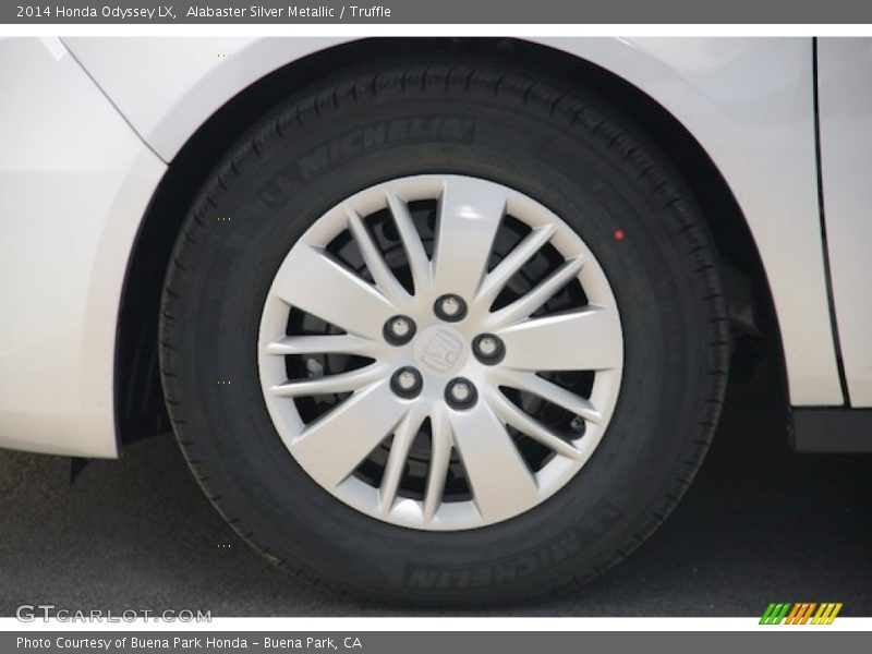 Alabaster Silver Metallic / Truffle 2014 Honda Odyssey LX