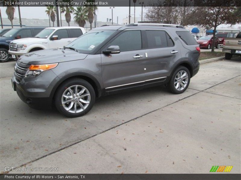 Sterling Gray / Charcoal Black 2014 Ford Explorer Limited