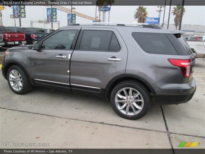 Sterling Gray / Charcoal Black 2014 Ford Explorer Limited