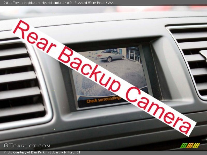 Blizzard White Pearl / Ash 2011 Toyota Highlander Hybrid Limited 4WD