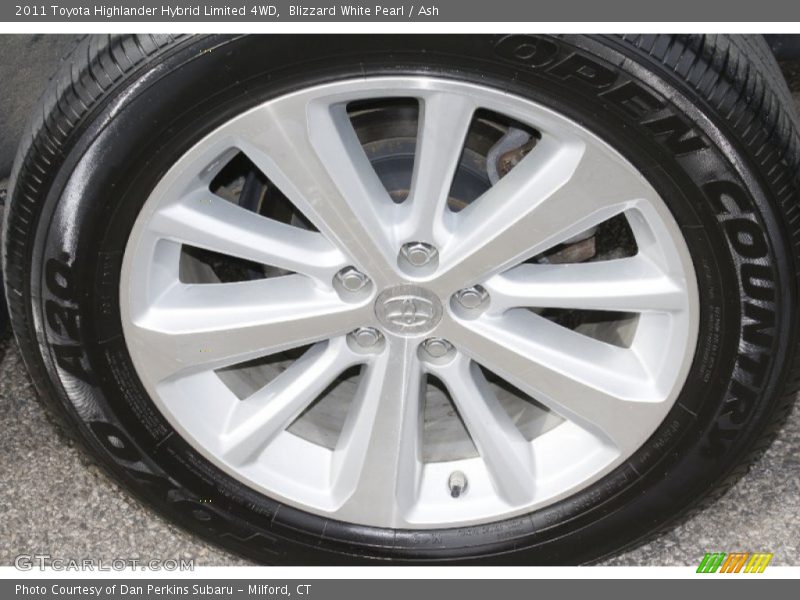 Blizzard White Pearl / Ash 2011 Toyota Highlander Hybrid Limited 4WD