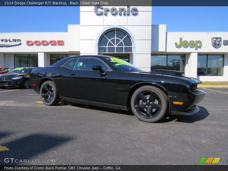 Black / Dark Slate Gray 2014 Dodge Challenger R/T Blacktop