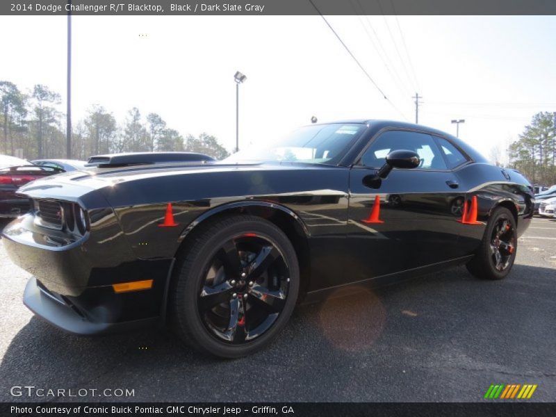 Black / Dark Slate Gray 2014 Dodge Challenger R/T Blacktop