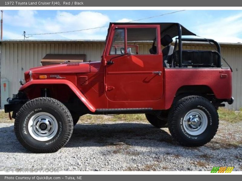 Red / Black 1972 Toyota Land Cruiser FJ40