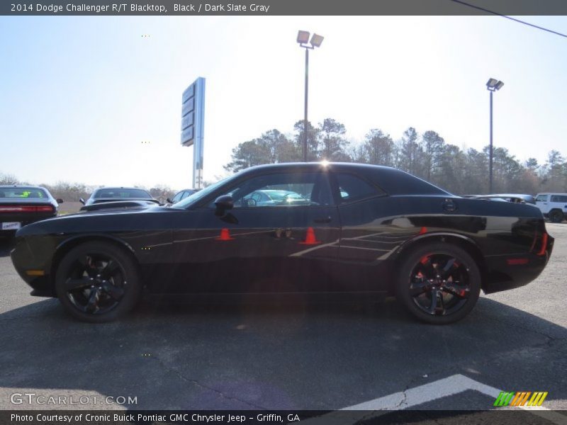 Black / Dark Slate Gray 2014 Dodge Challenger R/T Blacktop