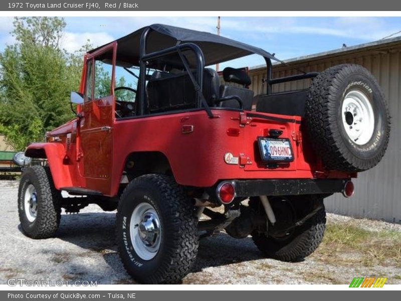 Red / Black 1972 Toyota Land Cruiser FJ40
