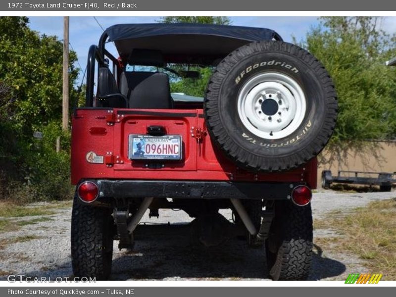 Red / Black 1972 Toyota Land Cruiser FJ40
