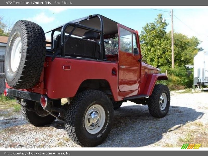 Red / Black 1972 Toyota Land Cruiser FJ40