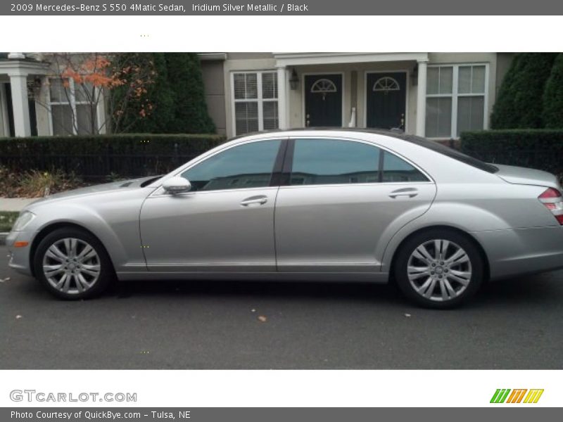 Iridium Silver Metallic / Black 2009 Mercedes-Benz S 550 4Matic Sedan