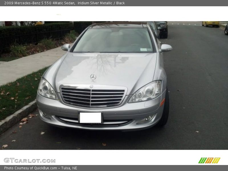 Iridium Silver Metallic / Black 2009 Mercedes-Benz S 550 4Matic Sedan