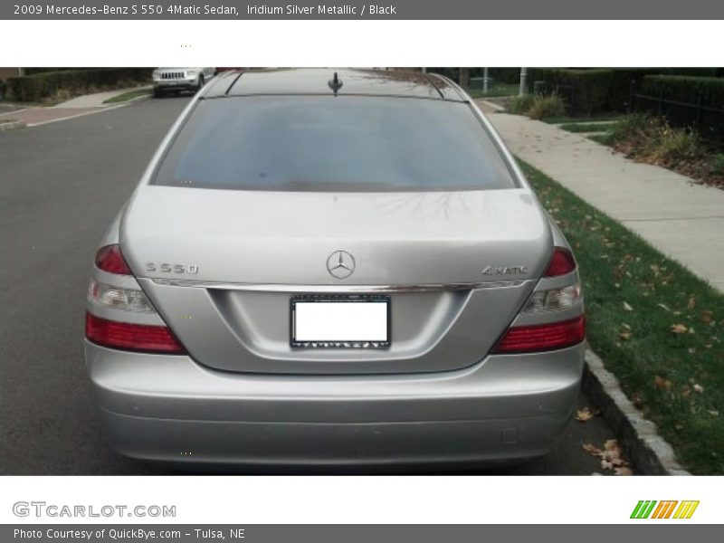 Iridium Silver Metallic / Black 2009 Mercedes-Benz S 550 4Matic Sedan